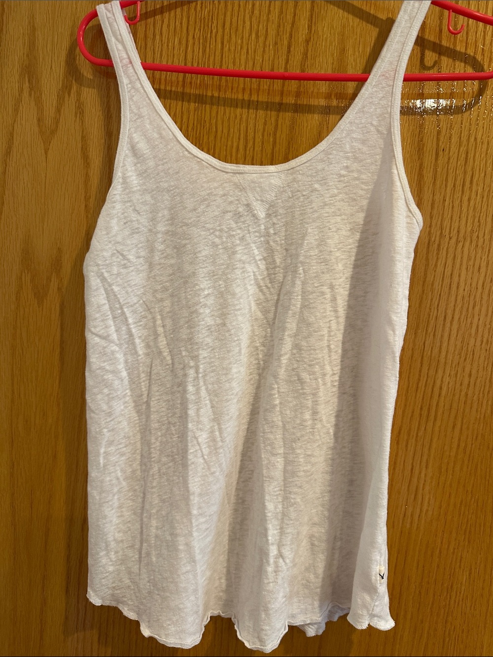 American Eagle Outfitters White Scoop Neck Tank Top